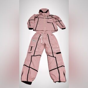 NWT Kids Unisex Ski or Snowboard Jacket and Pants Set - Pink
